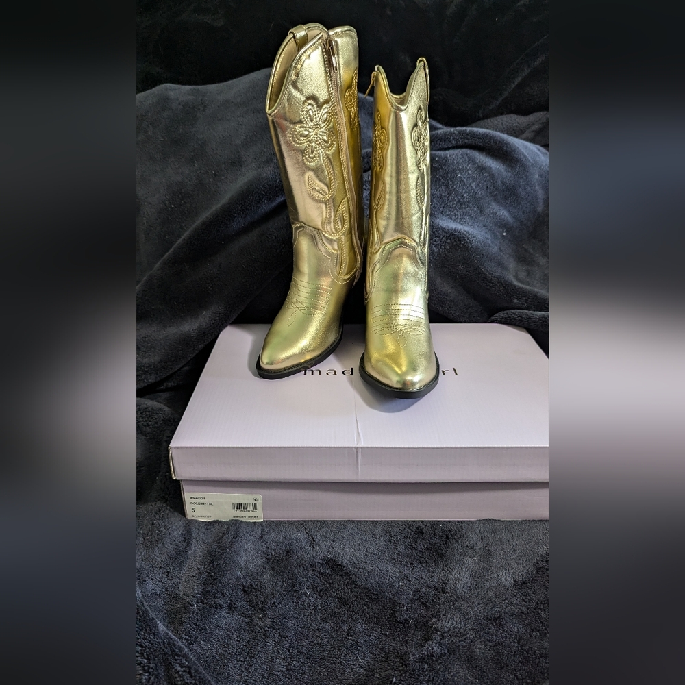 madden girl Misses Girls' MMADDY Cowboy Boots